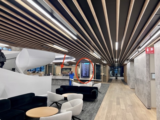 Deakin Downtown reception and lounge on Level 12